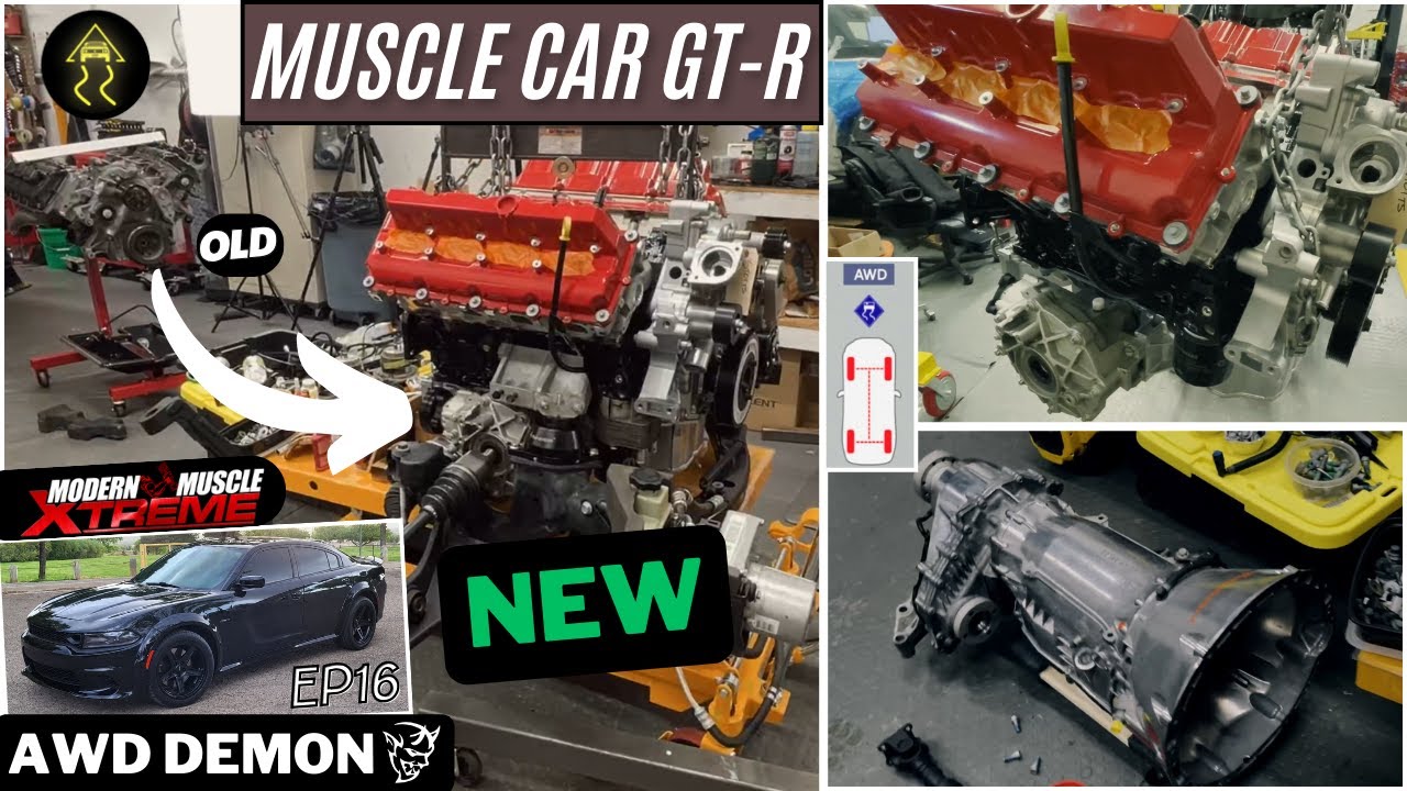 STARTING Assembly of the 1400HP 'PLAID/GT-R Killer' AWD DEMON CHARGER: NTF Ep16