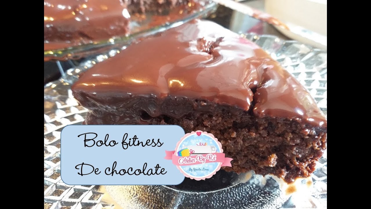 Bolo de chocolate (sem glutén, sem açúcar e sem leite)