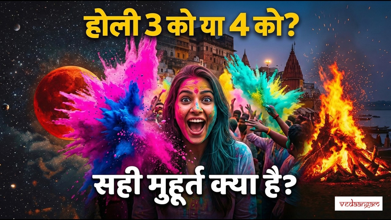 Holi 2026 Kab Hai? | Holika Dahan & Rangwali Holi Ki Sateek Tithi | Full Details