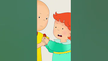 Caillou Fights with Rosie 🥊 #shorts | Caillou | Shorts for Kids | WildBrain Bites
