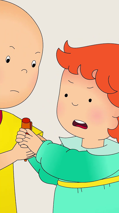Caillou Fights with Rosie 🥊 #shorts | Caillou | Shorts for Kids | WildBrain Bites