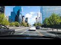 Santiago Centro - Conduciendo a la Alameda  - Chile 4K