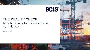 Webinar – The reality check: benchmarking for increased cost confidence - June 2025