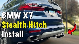 BMW X7 Stealth Hitches Towing Kit Installation DIY Bmw Trailer Hitch Cap