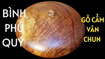 Bình Phú Quý Tài Lộc Gỗ Cẩm Chỉ Vân Chun Tuyệt Đẹp | Mua Trả Góp LS 0%