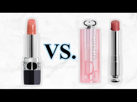 Lip Balm YouTube Dior Addict Glow Rouge Rosewood Balm 525 Lip vs. Dior Chérie Satin -
