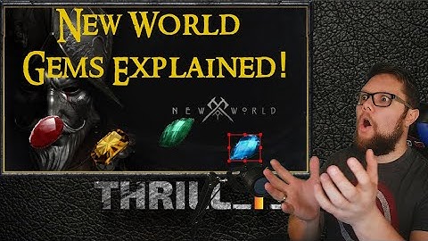 New World MMO GEM Guide! leveling/usage/must know Gems!
