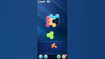 BLOCK! Hexa Puzzle! Beginner Level 80 (Rotate) - Lösung Solution Walkthrough