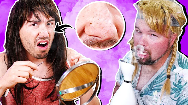 Men Try the Best Rated Acne Facial Steamer on Amaz...