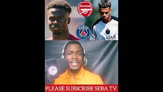 UEFA CHAMPIONS LEAGUE FINAL LEO ARSENAL VS PSG #football #soccer #worldcup
