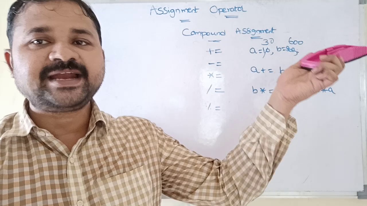 assignment operators in c language - YouTube