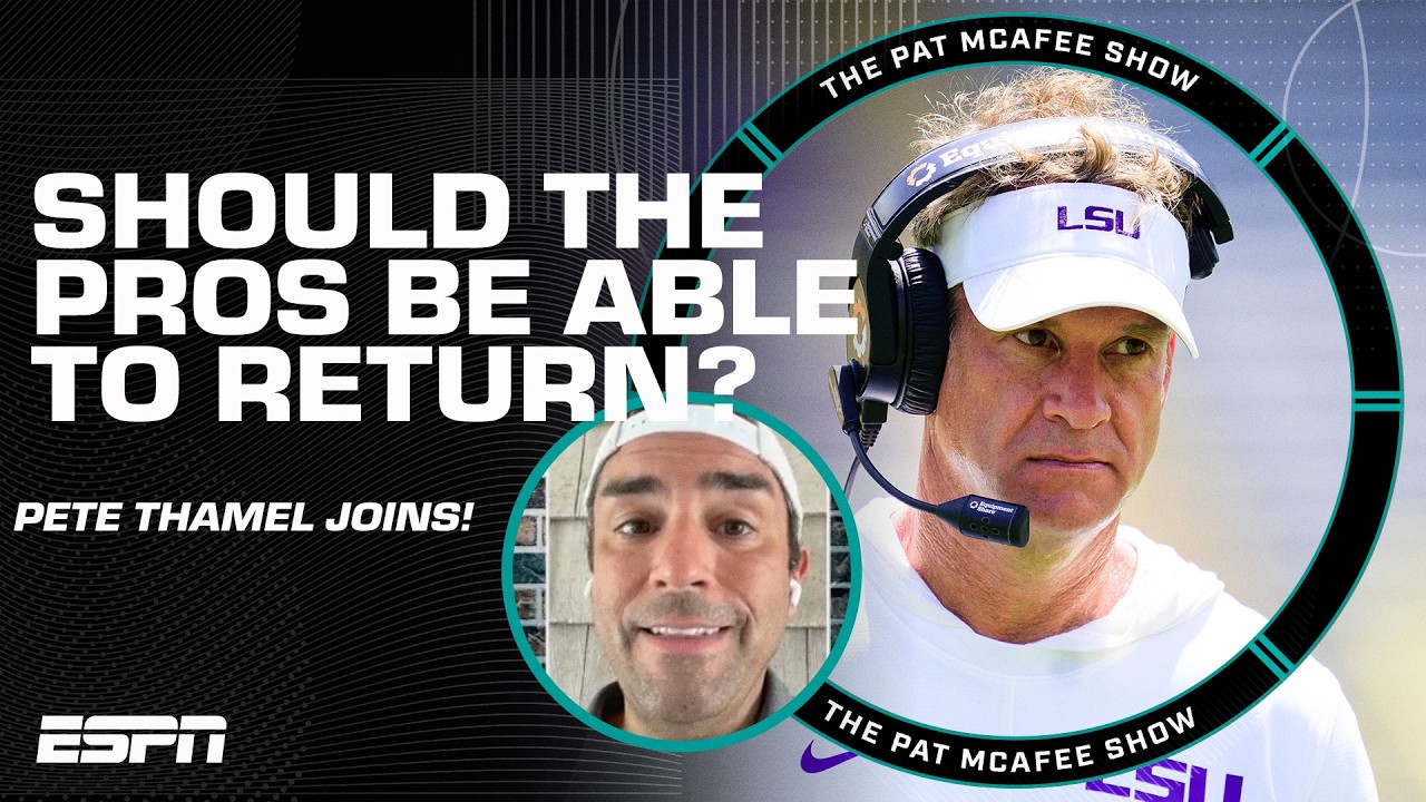 Will NFL players be able to return to the SEC? Pete Thamel details 👀 | The Pat McAfee Show