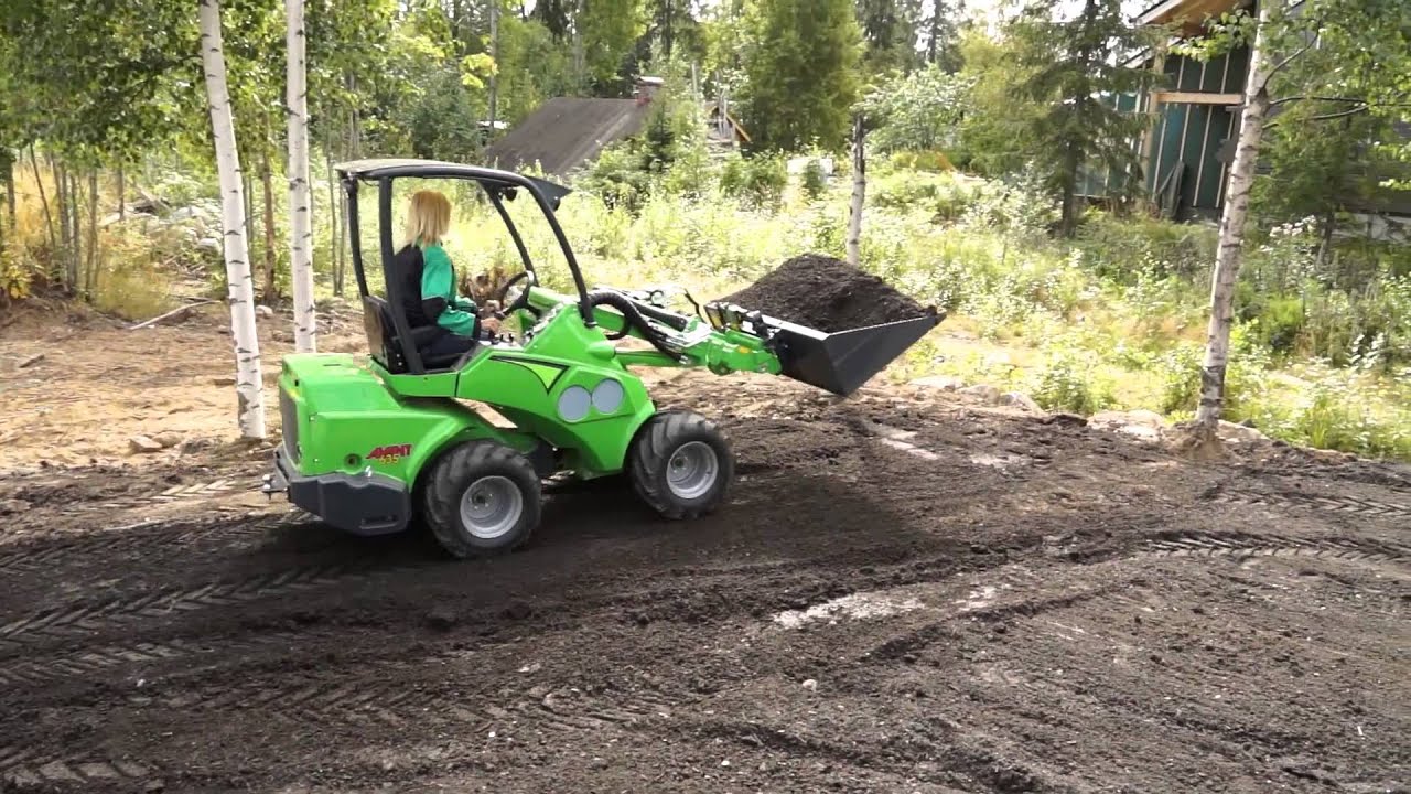 Мини-погрузчики Avant - ландшафтный дизайн и озеленение
