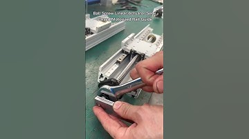 DIY Ball Screw Linear Actuator Semi Closed Motorized Rail Guide #semimodular #electricactuator #cnc