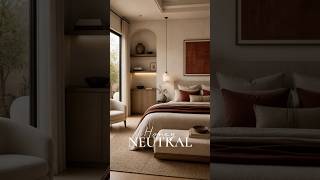 Honey Neutrals + Red Accents  #homeinspiration #interiordesign #homedecor #interiortrends2026