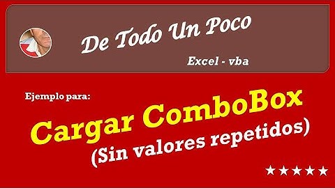 Cargar ComboBox sin valores repetidos.