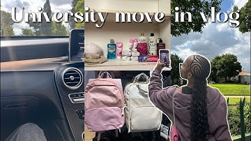 WITS MOVE IN VLOG | On campus res, medstudent, shopping, haul, unpacking and moe