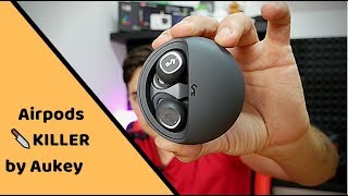 Migliore alternativa alle AIRPODS 2 e AIRPODS PRO: Aukey (T-10) - YouTube