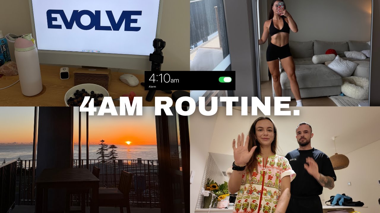 4am Routine My Realistic 4AM Routine | Health, Fitness, Work & Life Balance - YouTube