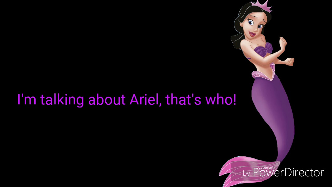 The little mermaid lyrics (she's in love, under the sea