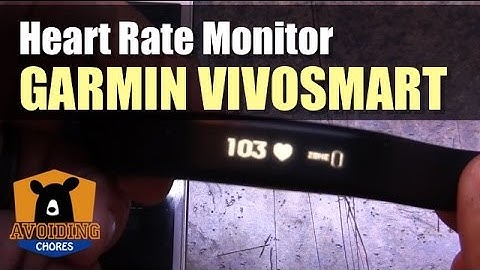 Garmin Vivosmart - How To Setup Heart Rate Monitor