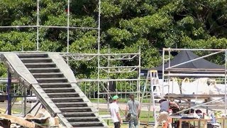 SET CONSTRUCTION FOR NEW MARVEL MOVIE, 'THOR: LOVE AND THUNDER' CONTINUES IN CENTENNIAL PARK