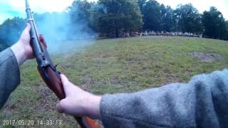 Battle of Hernando, Miss. Civil War reenactment 2017 Push em off, Battle roars on, day 1