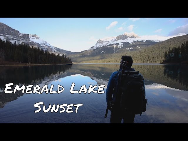 Landscape Photography - Emerald Lake Sunset 