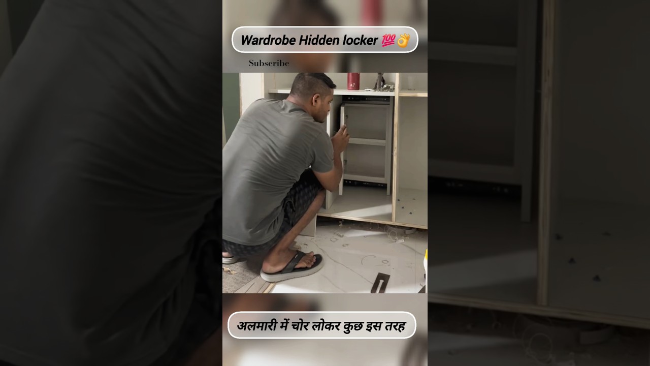 Wardrobe cabinet Hidden locker 💯 🤔😳 