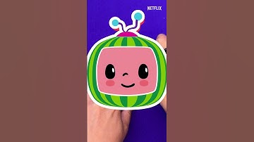 CoComelon Squishy DIY Fun! 🍉🐞 Create with Nano Tape | #CoComelon #Shorts