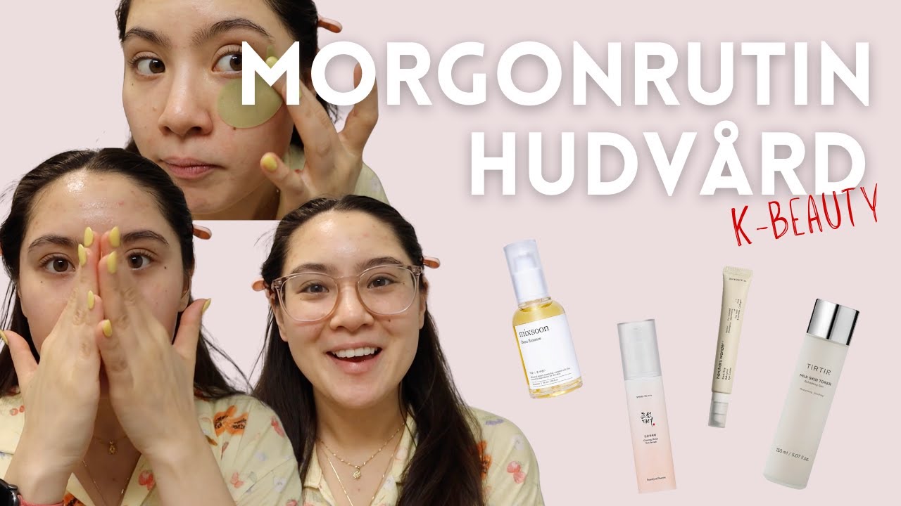 Min K-Beauty Morgonrutin – GRWM 🌸 | Testar ny SPF!