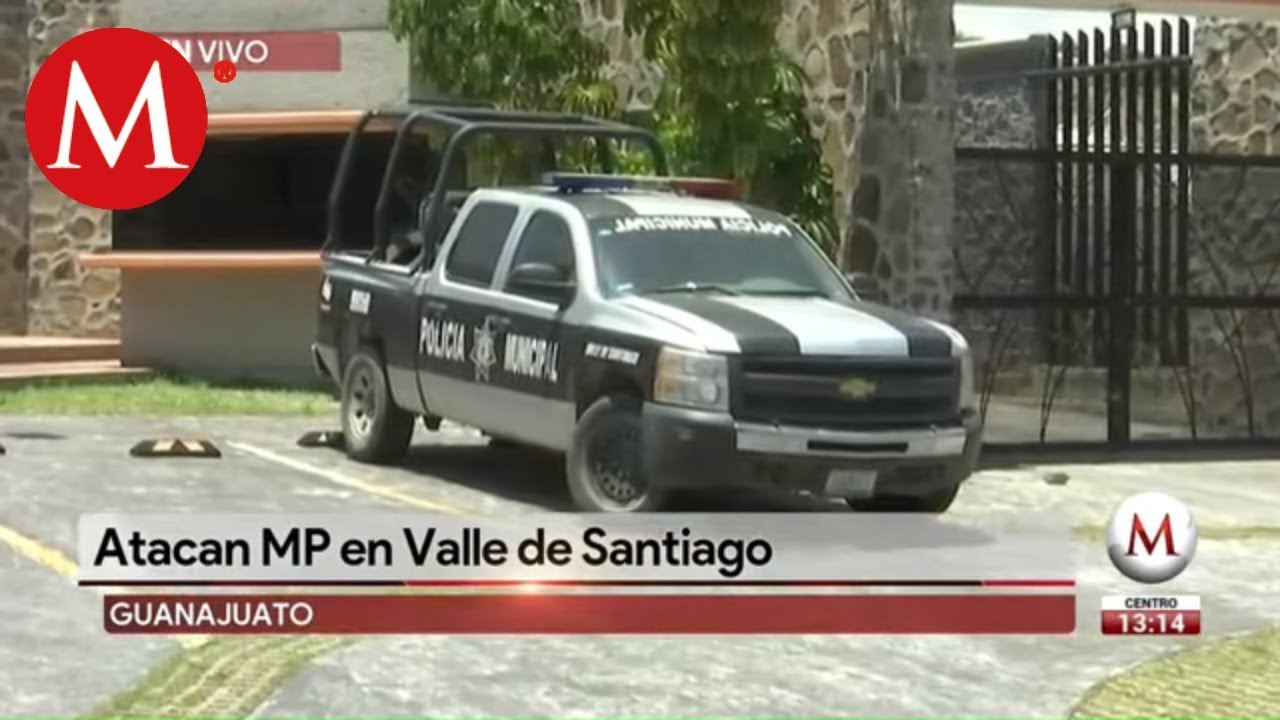 Atacan MP de Valle de Santiago, Guanajuato.