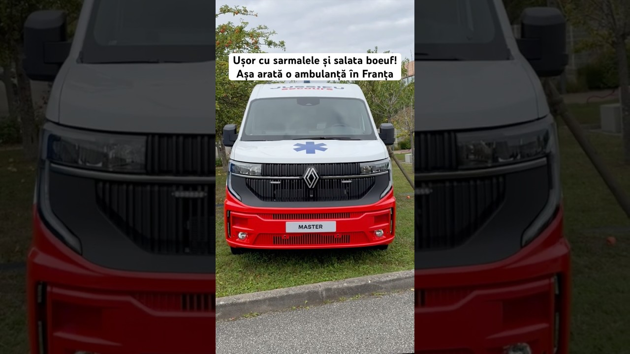Ușor cu sarmalele și salata boeuf! Așa arată o ambulanță în Franța
