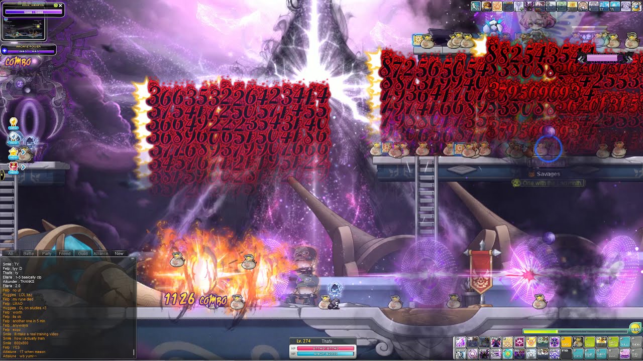 Maplestory Battle mage limina training YouTube