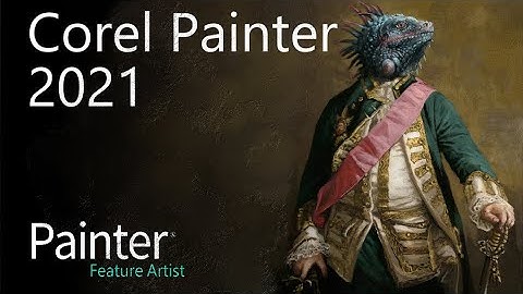 Corel Painter 2021 - Character Design with Thick Paint 2(Davey Baker)
