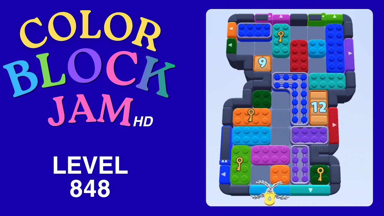 Color Block Jam Level 848 Solution Walkthrough - YouTube