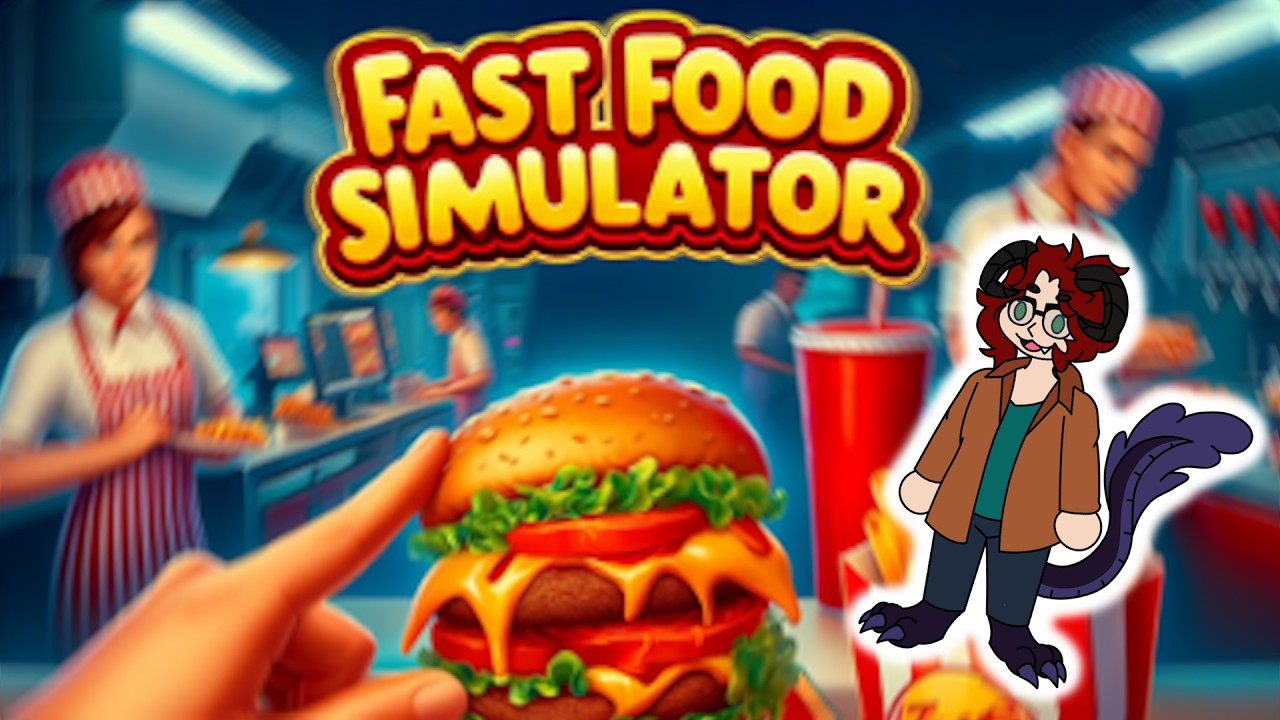 Flipping burgers w/ @ellwyn86 @izriljewel and @summerkes | Fast Food Simulator [Mature Language]