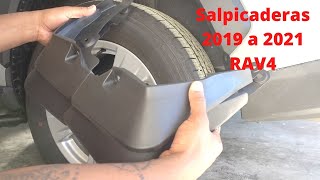 Instalacion de Salpicaderas para 2019 a 2021 RAV4
