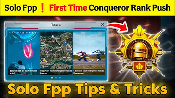 Solo Fpp🇮🇳Day-1 Platinum To Conqueror Rank Push❗Solo Conqueror Push