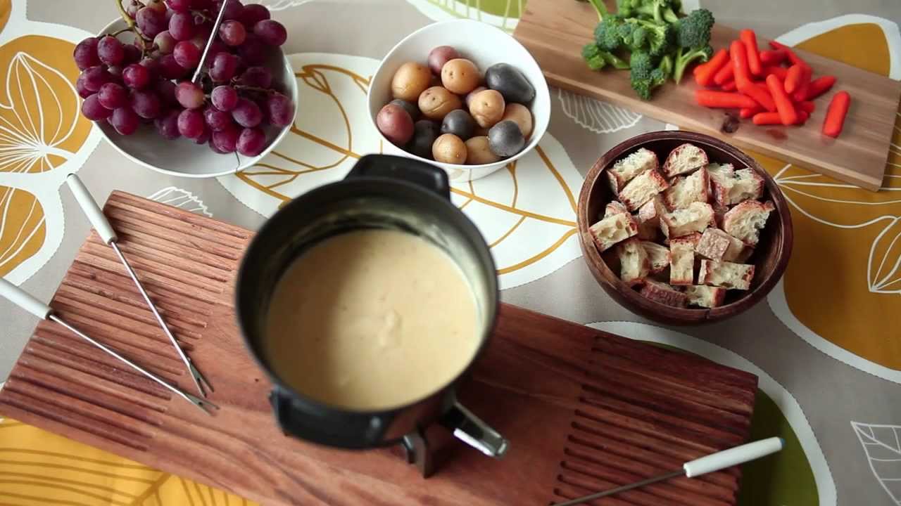 Recetas  Fondue de Queso entre Amigos 