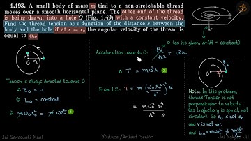 1.193 | Irodov Solutions | Mechanics