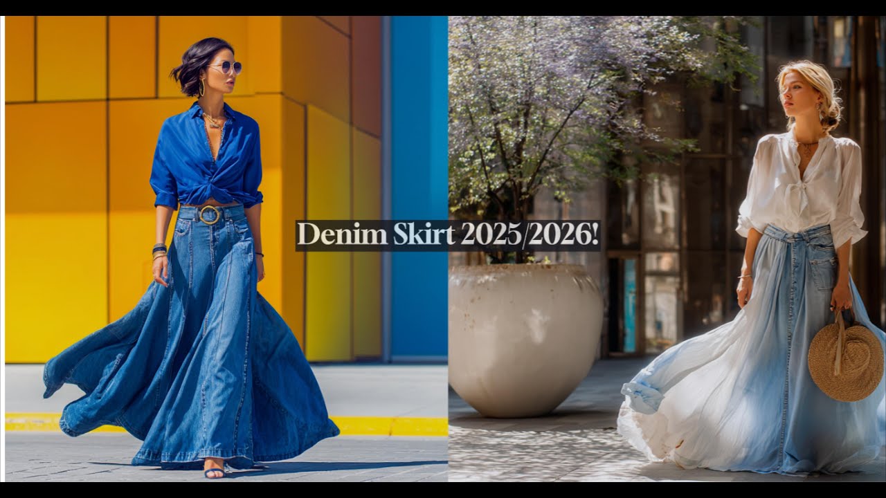 Top Long Denim Skirt Outfit Ideas for 2025/2026 – Chic, Classy & Easy ...