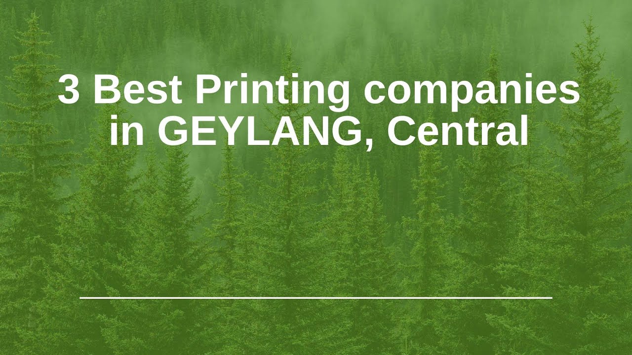3 Best Printing companies in GEYLANG, Central | Print shops