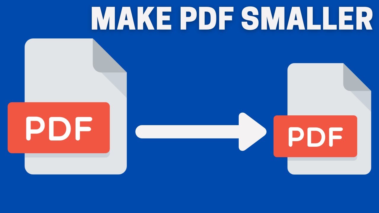 make a pdf presentation smaller