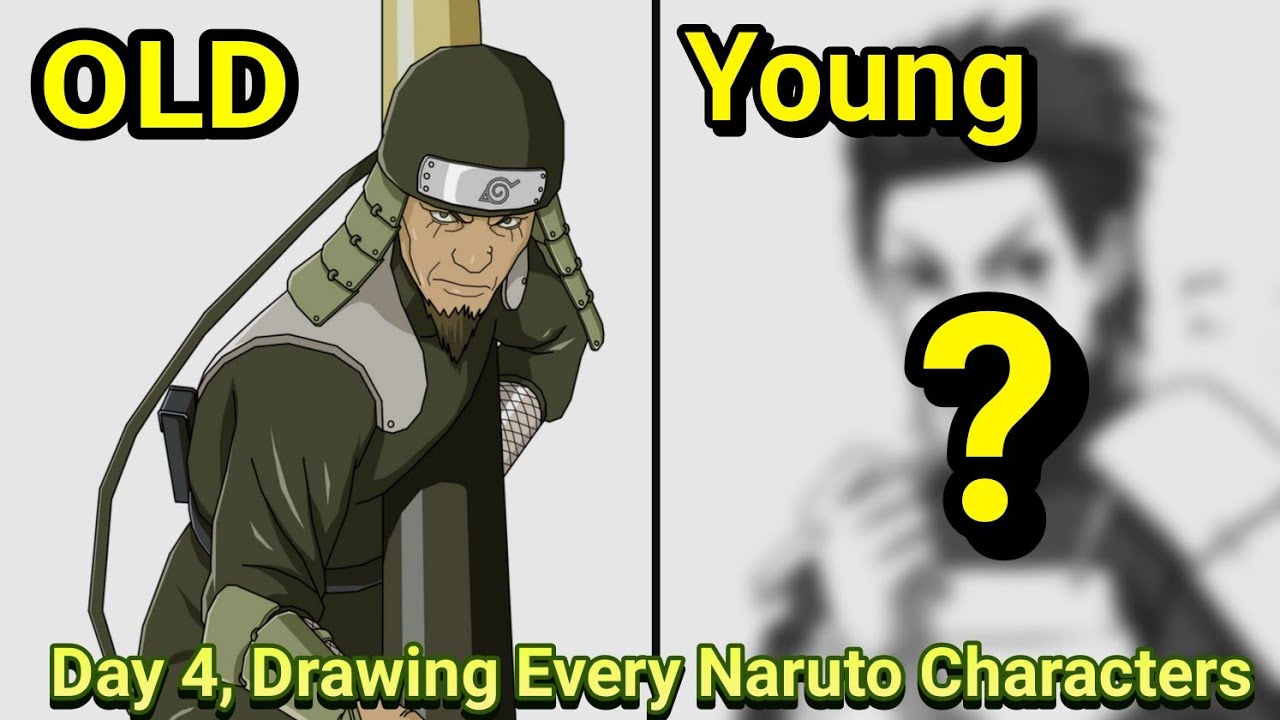 How to draw Naruto Characters Step-by-step | HIRUZEN SARUTOBI - YouTube
