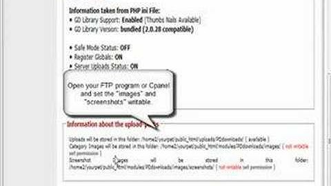 Xoops - How To Configure PD-Downloads
