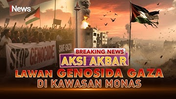 🔴BREAKING NEWS Lautan Massa Penuhi Kawasan Monas, Serukan Lawan Genosida di Gaza | 12/10
