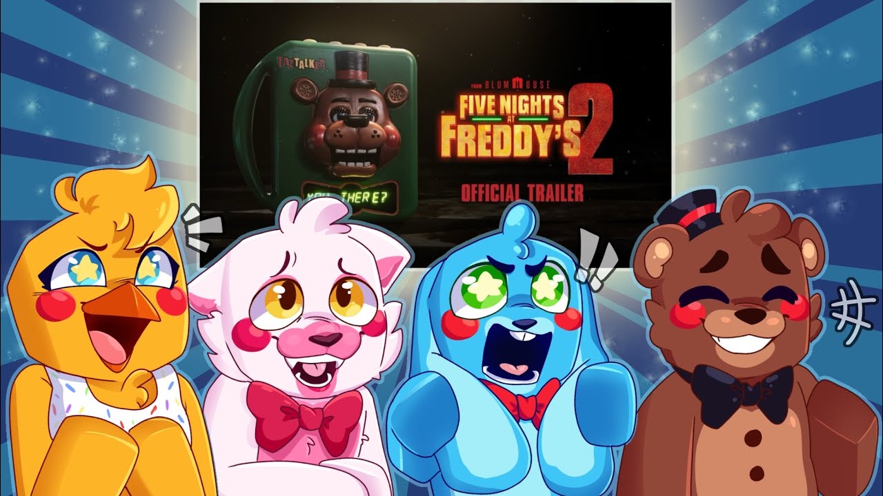 FNAF MINECRAFT REACT TO FIVE NIGHTS AT FREDDYS 2 MOVIE TRAILER! - YouTube