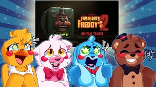 FNAF MINECRAFT REACT TO FIVE NIGHTS AT FREDDYS 2 MOVIE TRAILER!