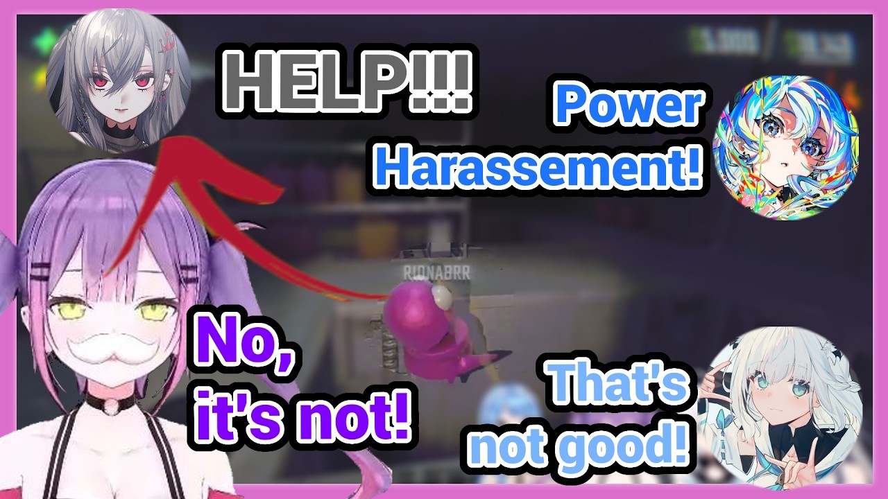 Suisei and Fubuki Catch Towa Bullying Riona Right in Front of Them in REPO!!!